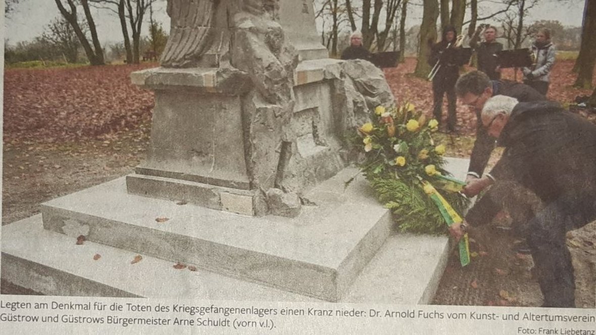 Gedenkstunde Volkstrauertag 2021 - Güstrow Bockhorst, Franzosenfriedhof