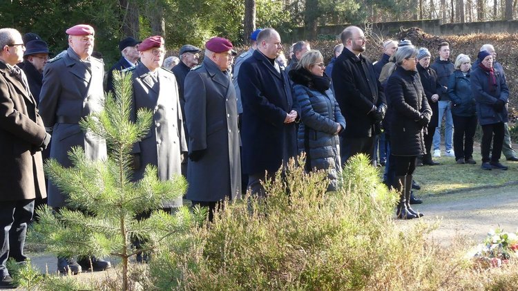 13. Februar 2022, Gedenkfeier auf dem Dresdner Nordfriedhof